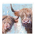 Card Highland Cows